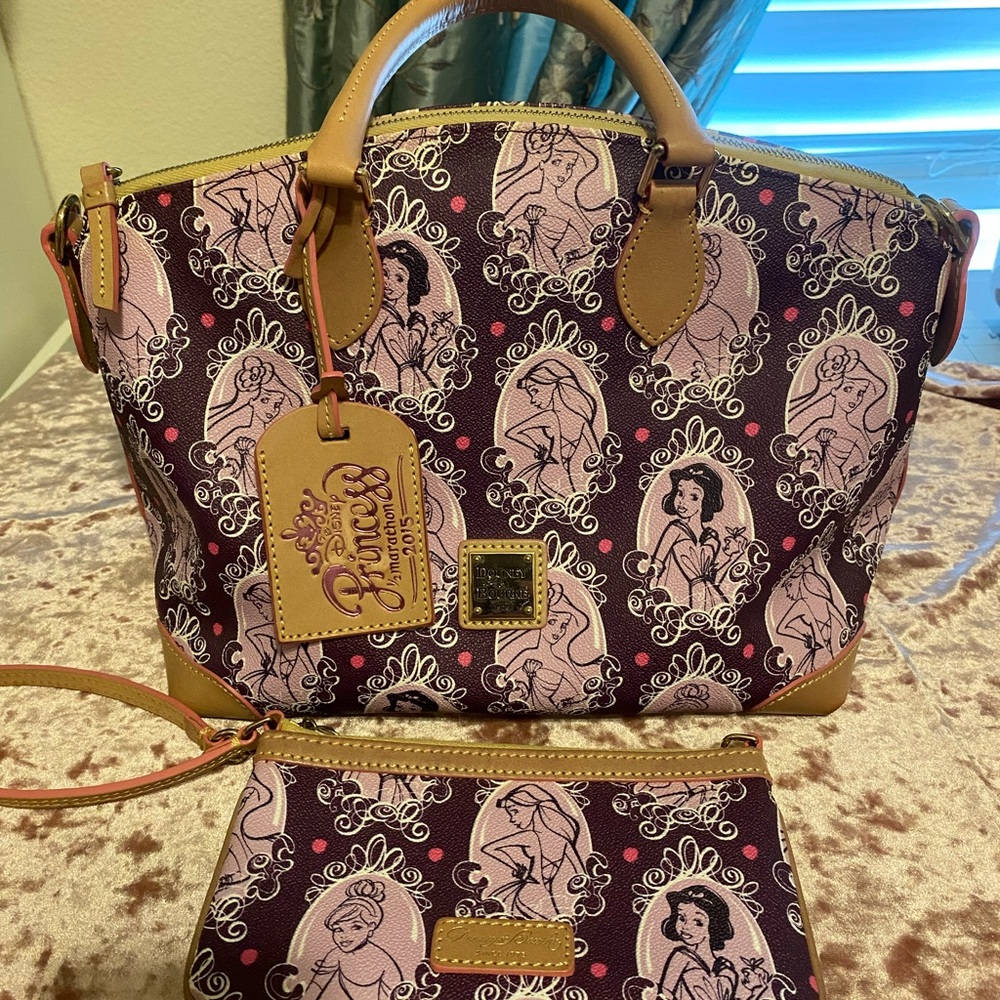 Dooney & Bourke Princess Marathon Collection satchel and wristlet